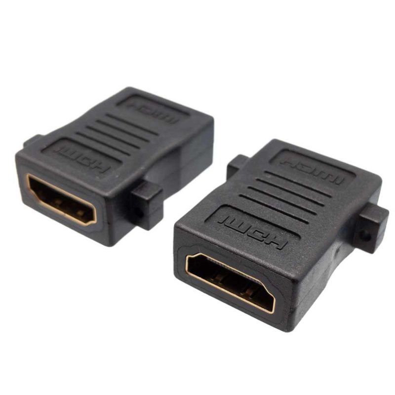 Adaptors | 0824 F/F HDMI Adapter Black Adaptors Adaptors