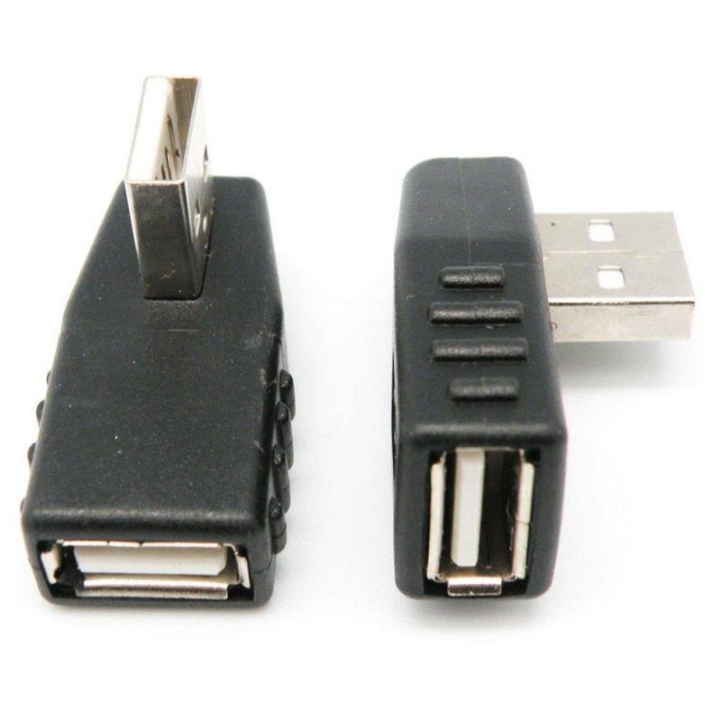 Adaptors | 0839 90º USB Adapter Black Adaptors Adaptors