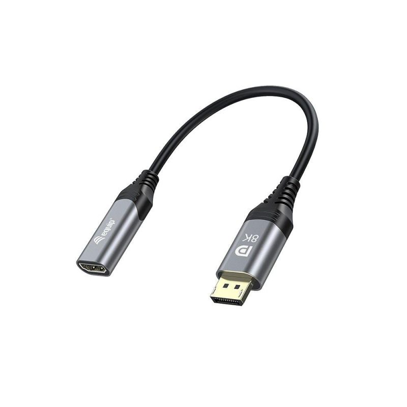 Adaptors | 1.4 8K DisplayPort To HDMI Adapter Black Adaptors Adaptors