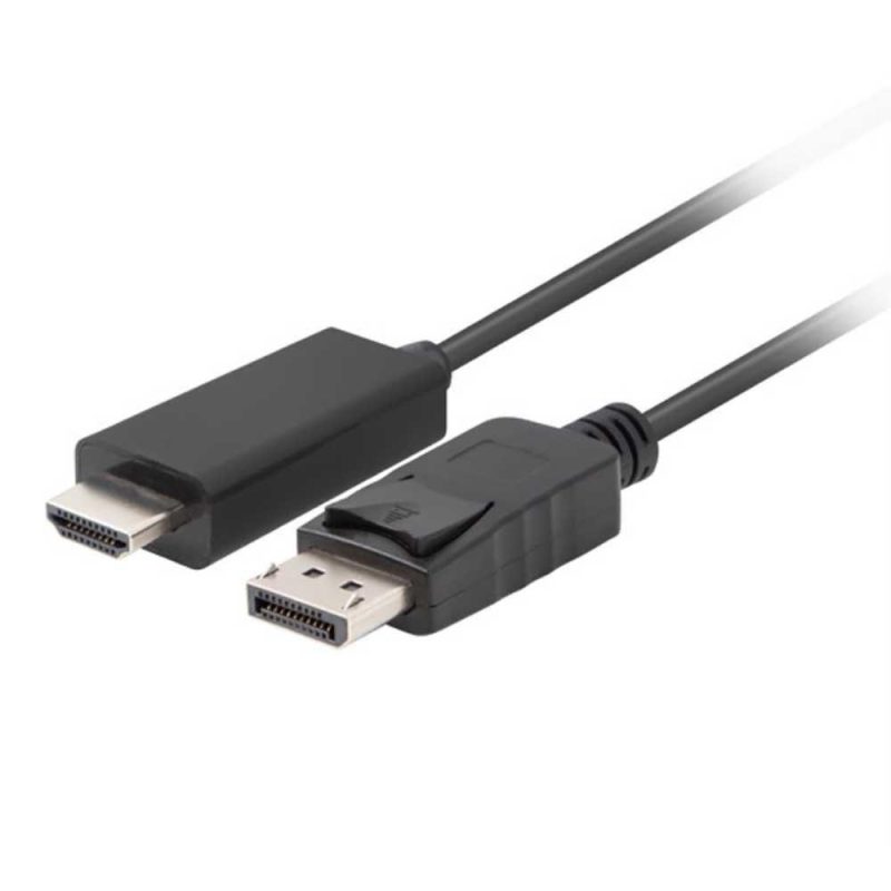 Adaptors | 1.8 m HDMI To DisplayPort Converter Black Adaptors Adaptors