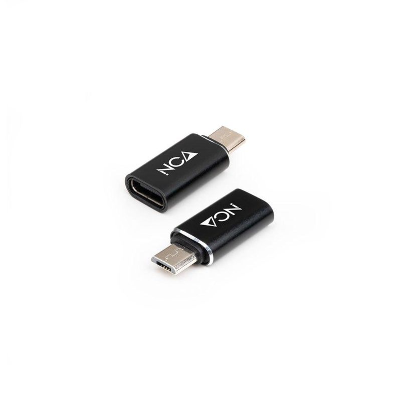 Adaptors | 10.02.0014 USB-C To Micro USB Adapter Black Adaptors Adaptors