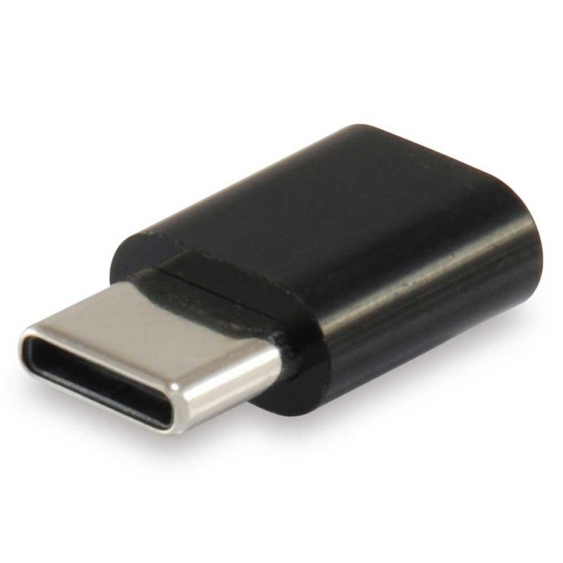 Adaptors | 133472 USB-C To Micro USB M/F Adapter Black Adaptors Adaptors