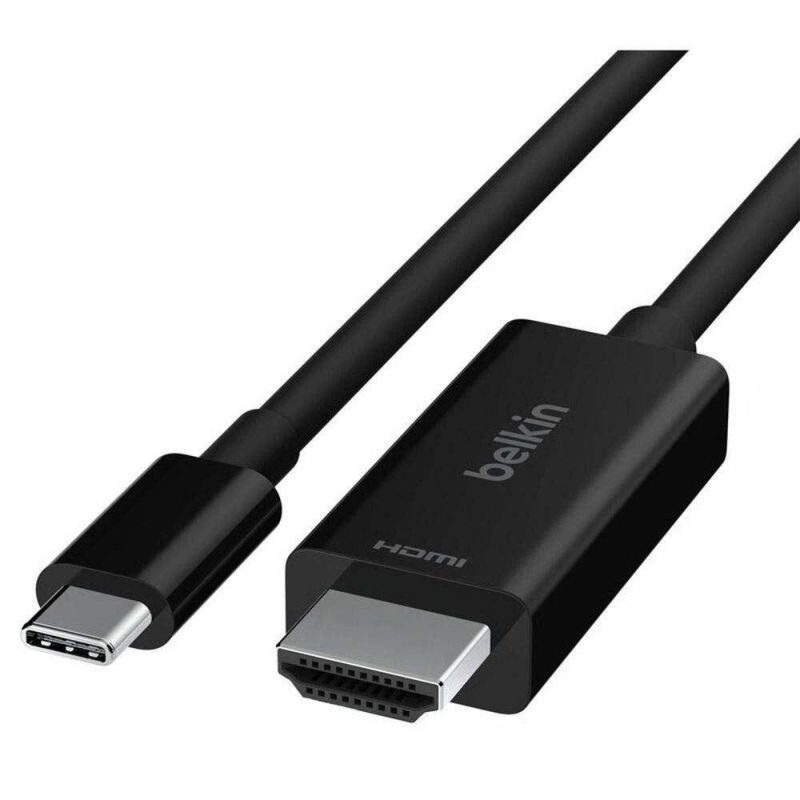 Adaptors | 2 m USB-C To HDMI 2.1 Adapter Black Adaptors Adaptors