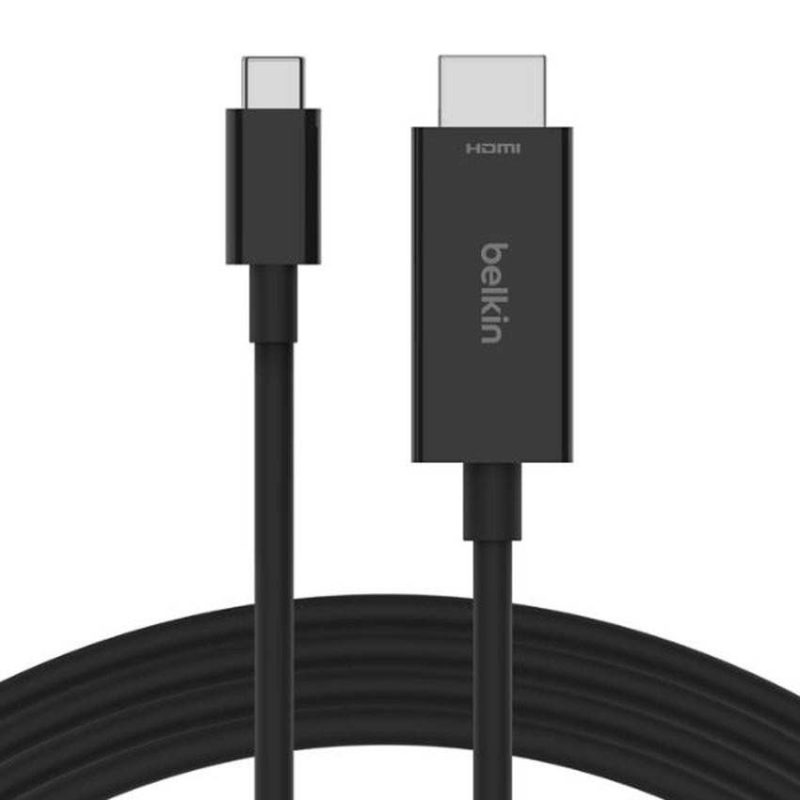 Adaptors | 2 m USB-C To HDMI 2.1 Adapter Black Adaptors Adaptors