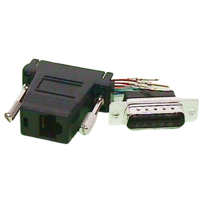 Adaptors | 2401 DB15 To RJ12 Adapter Black Adaptors Adaptors