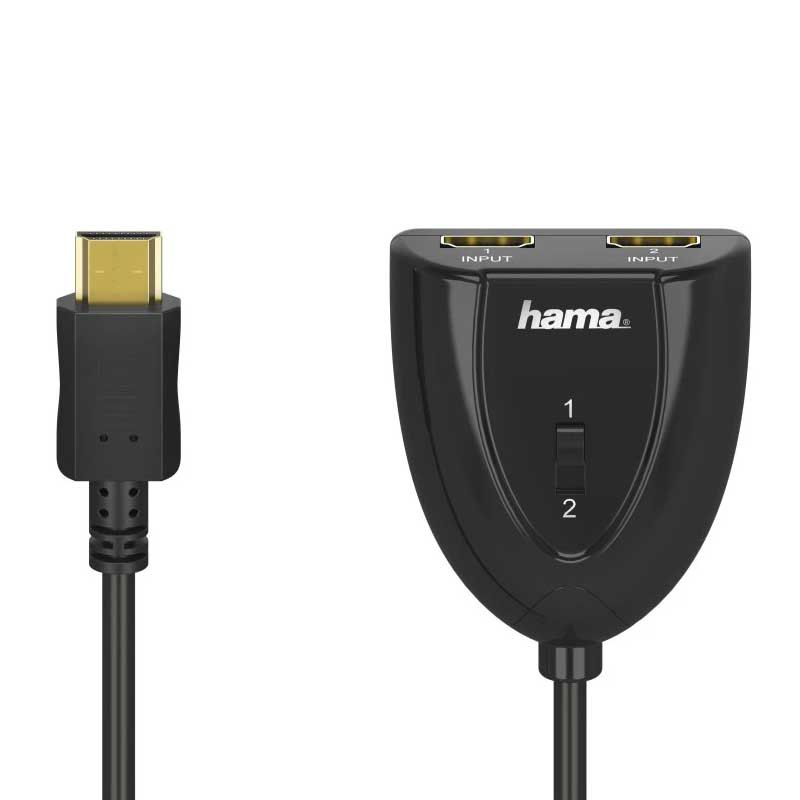 Adaptors | 2×1 HDMI Switch Black Adaptors Adaptors