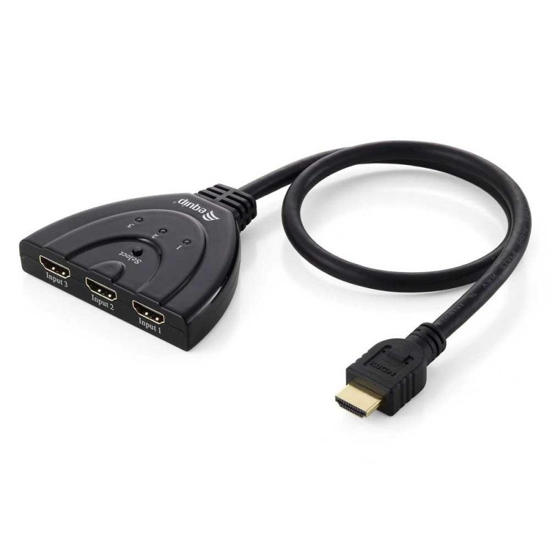 Adaptors | 332703 HDMI Switch Black Adaptors Adaptors