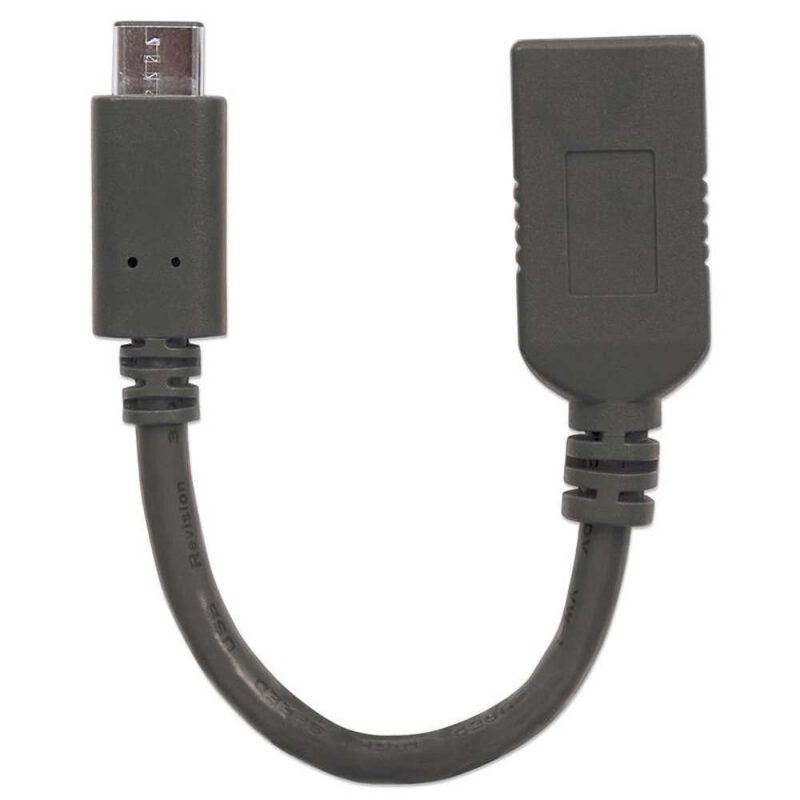 Adaptors | 355285 15 cm USB-C To USB-A Adapter Black Adaptors Adaptors