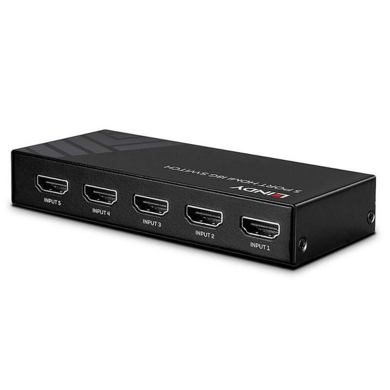 Adaptors | 5 Port HDMI Switch Black Adaptors Adaptors