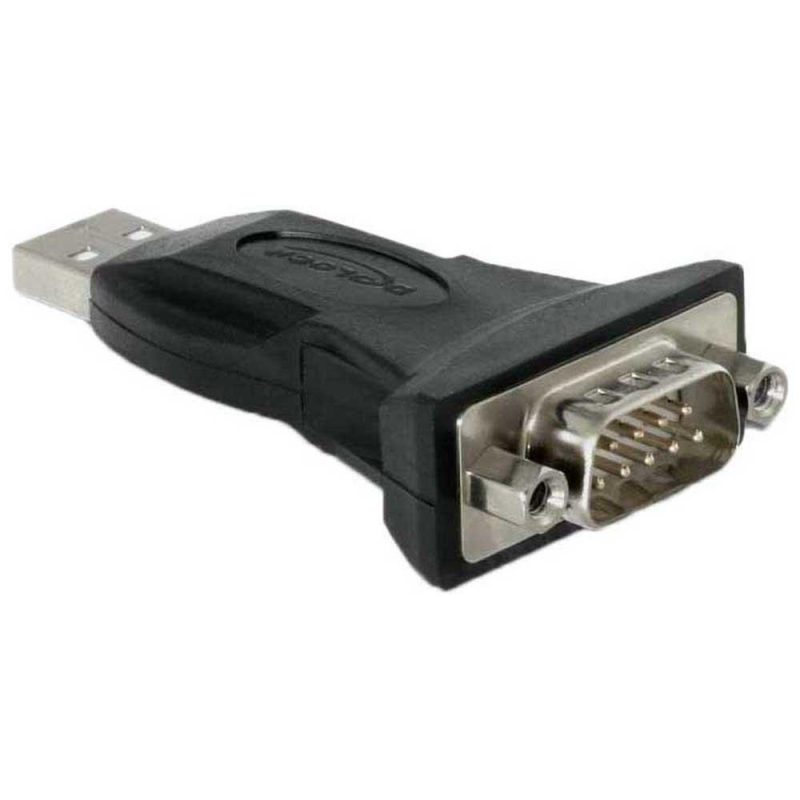 Adaptors | 61460 USB To Serial Adapter Black Adaptors Adaptors