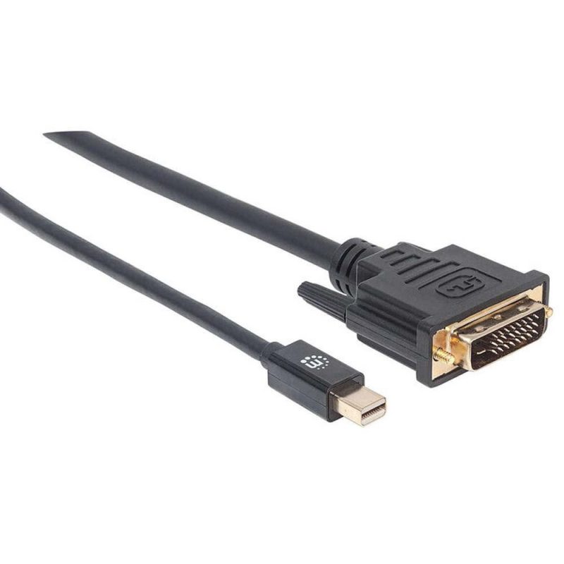 Adaptors | 900197568 1.8 m DisplayPort To DVI Adapter Black Adaptors Adaptors