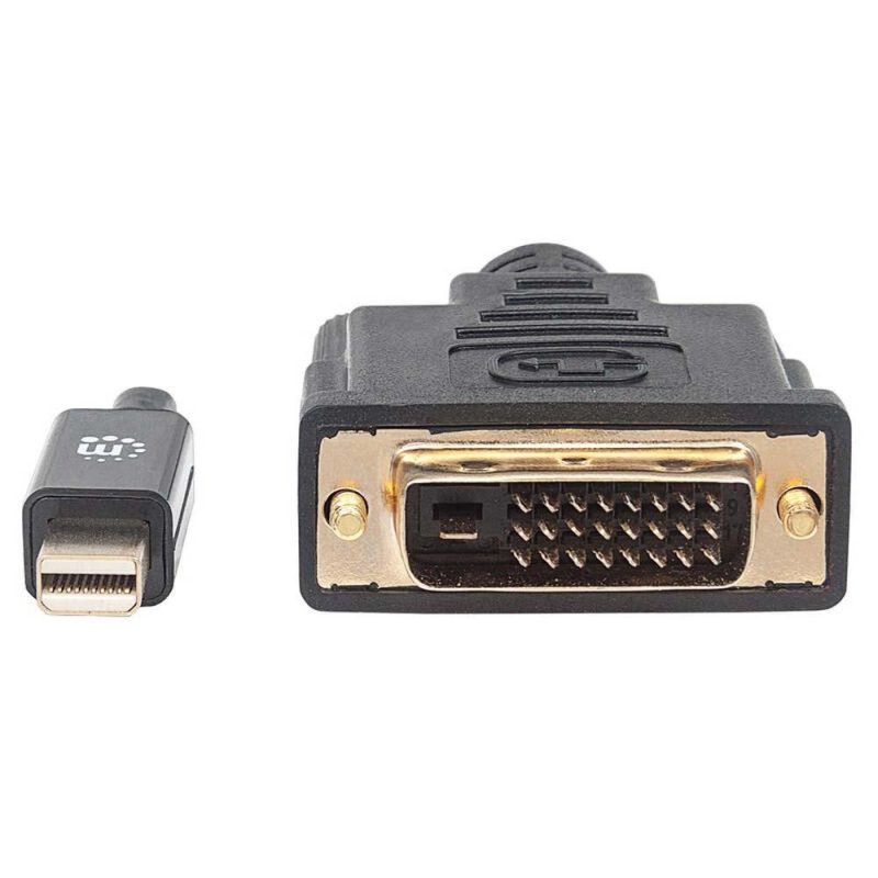 Adaptors | 900197568 1.8 m DisplayPort To DVI Adapter Black Adaptors Adaptors