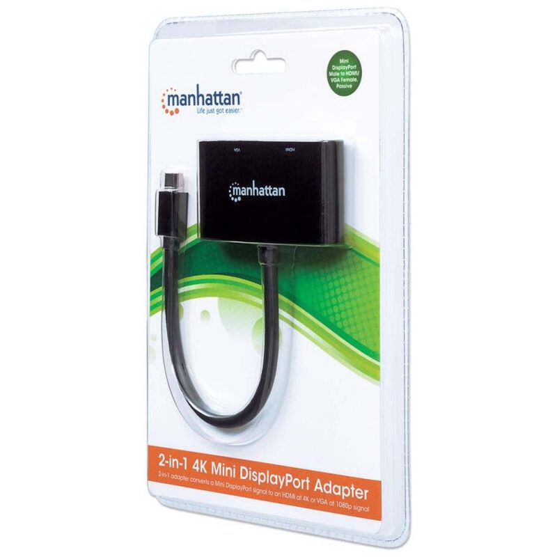 Adaptors | 900197621 DisplayPort To HDMI Adapter Black Adaptors Adaptors