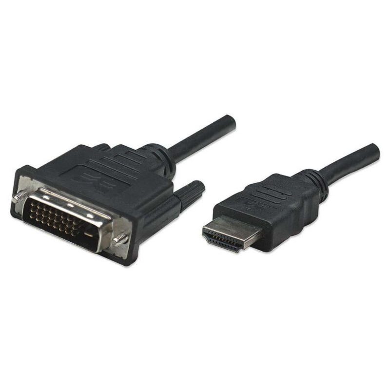 Adaptors | 900203027 1 m HDMI To DVI Adapter Black Adaptors Adaptors