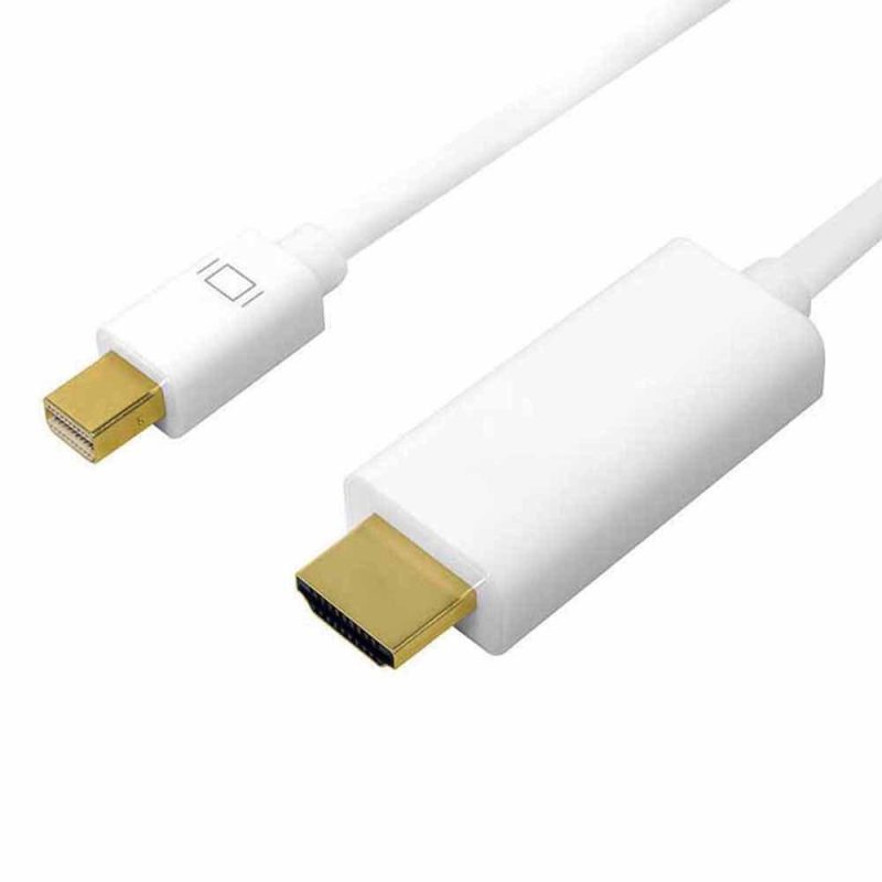 Adaptors | 900226161 2 m DisplayPort To HDMI Adapter White Adaptors Adaptors