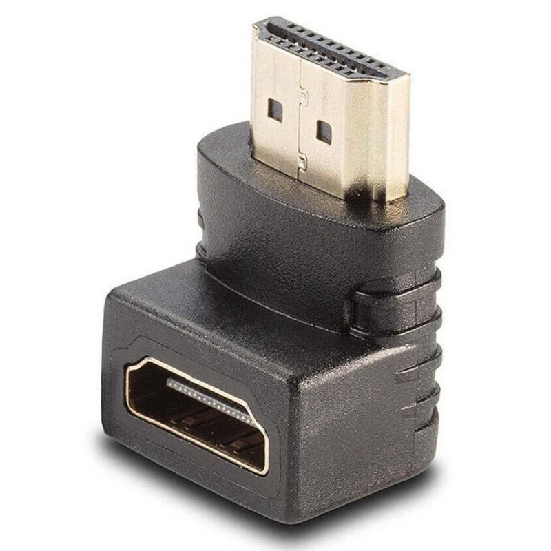 Adaptors | 90º HDMI Adapter Black Adaptors Adaptors