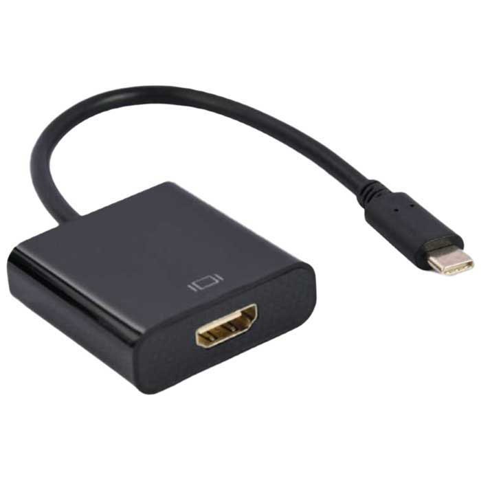 Adaptors | A-CM-HDMIF-03 4K 30Hz 15 cm USB-C To HDMI Adapter Black Adaptors Adaptors