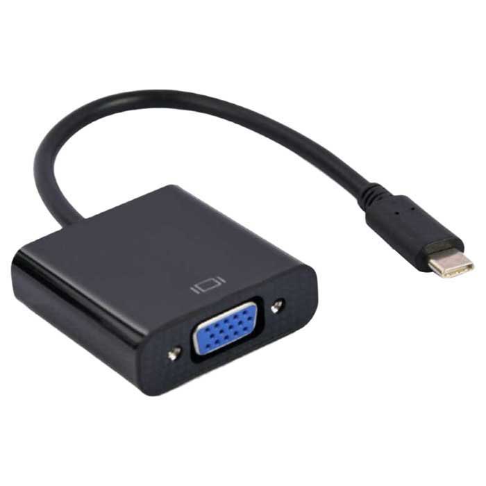 Adaptors | A-CM-VGAF-01 USB-C To VGA Adapter Black Adaptors Adaptors