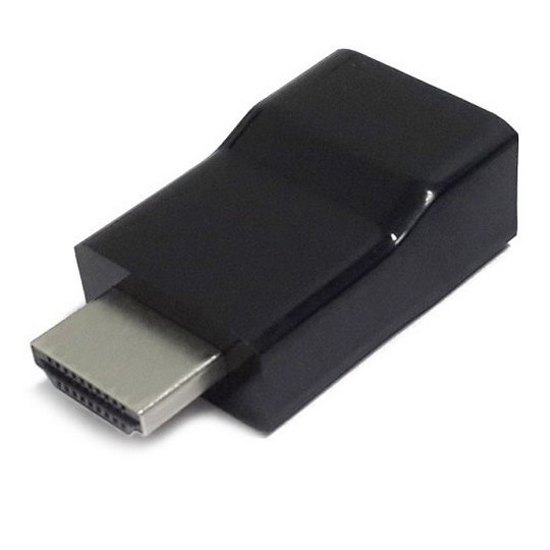 Adaptors | A-HDMI-VGA-001 HDMI To VGA Adapter Black Adaptors Adaptors