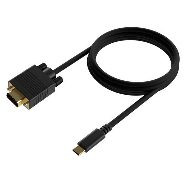 Adaptors | A109-0693 1.8 m USB-C To VGA Adapter Black Adaptors Adaptors