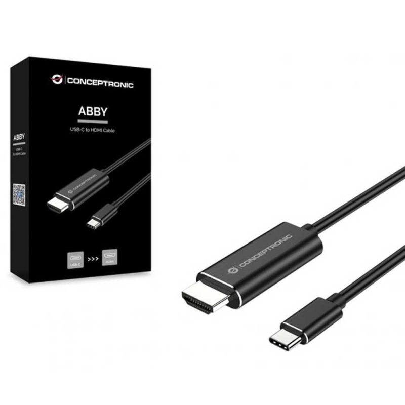 Adaptors | ABBY04B USB-C To HDMI Adapter Black Adaptors Adaptors