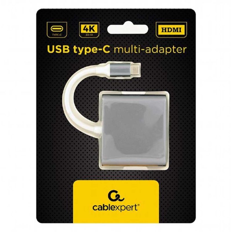 Adaptors | ACMHDMIF02SG USB C To Multiport Adapter Silver Adaptors Adaptors