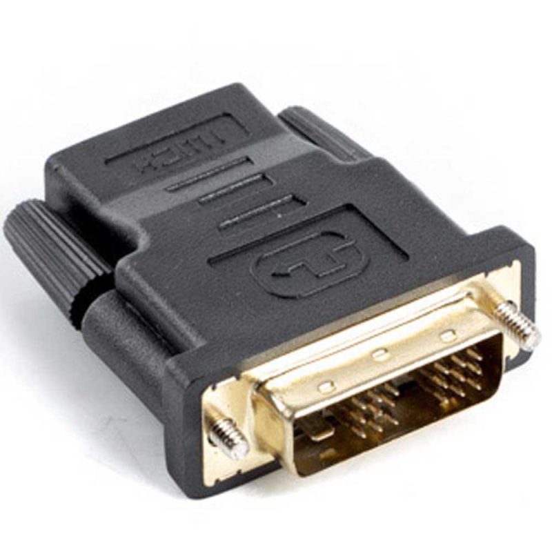 Adaptors | AD-0013-BK HDMI To DVI 24+1 M/F Adapter Black Adaptors Adaptors