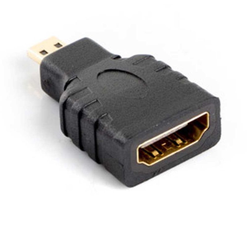 Adaptors | AD-0015-BK HDMI To Micro HDMI M/F Adapter Black Adaptors Adaptors