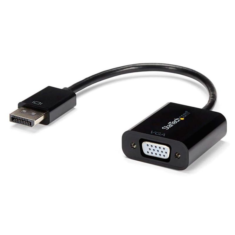 Adaptors | Adapter-DisplayPort to VGA-1920×1200 Black Adaptors Adaptors