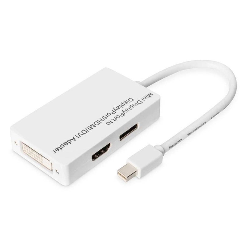 Adaptors | AK-340509-002-W HDMI+DVI HDMI To Mini DisplayPort Adapter White Adaptors Adaptors