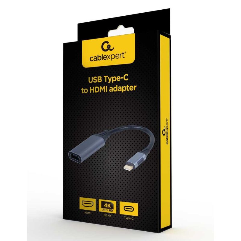 Adaptors | AUSB3CHDMI01 USB-C To HDMI Adapter Grey Adaptors Adaptors