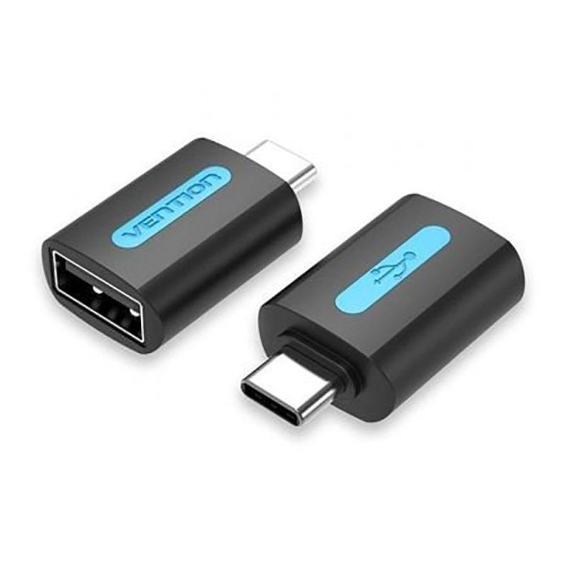 Adaptors | CDTB0 USB-A To USB-C Adapter Black Adaptors Adaptors