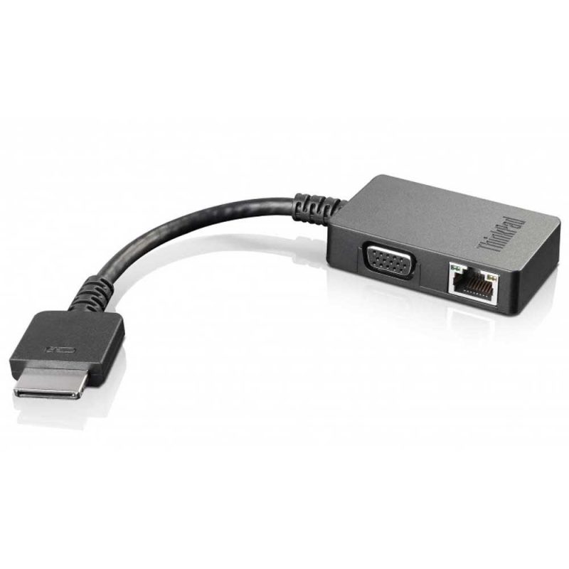 Adaptors | CS/ ThinkPad OneLink Plus To VGA/RJ4 Adapter Black Adaptors Adaptors