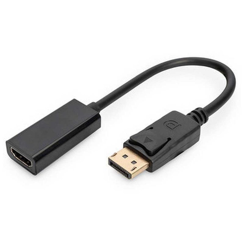 Adaptors | Digitus DisplayPort Adapter Black Adaptors Adaptors