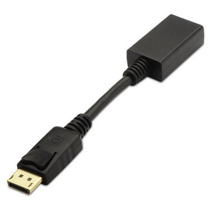 Adaptors | Display Port Male To HDMI Female 15 cm Adapter Black Adaptors Adaptors