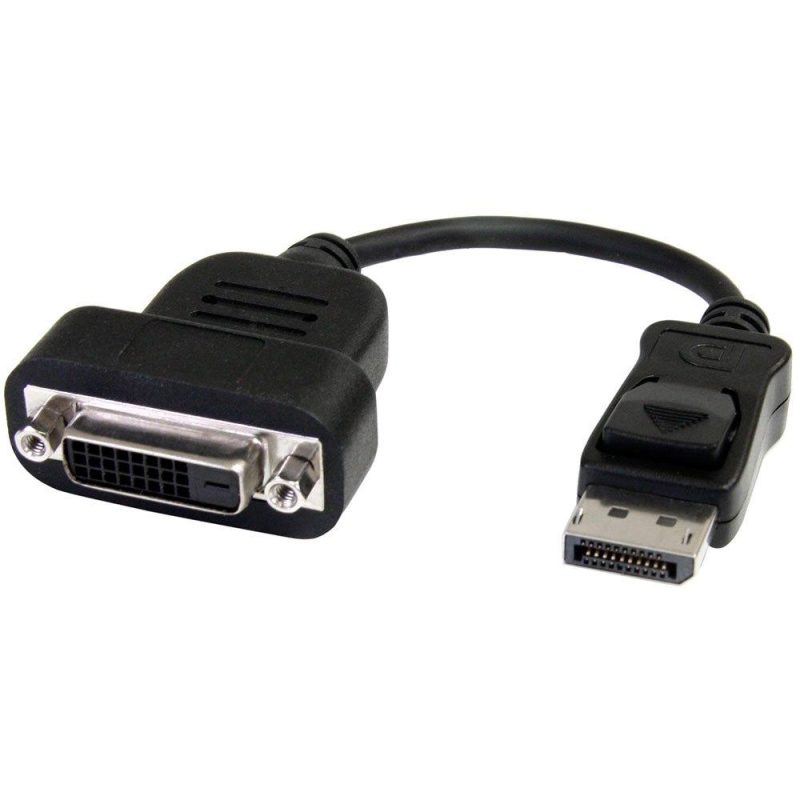 Adaptors | DisplayPort to DVI Adapter Active Black Adaptors Adaptors