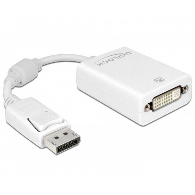 Adaptors | DisplayPort To DVI-D Adapter White Adaptors Adaptors