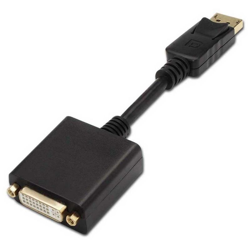 Adaptors | DisplayPort To DVI M/F 15 cm Black Adaptors Adaptors