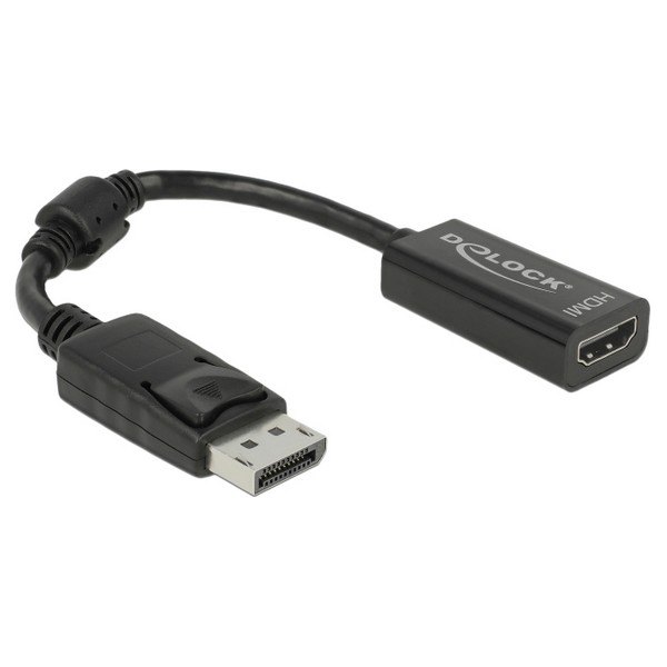 Adaptors | DisplayPort To HDMI M/F Adapter 12 cm Black Adaptors Adaptors