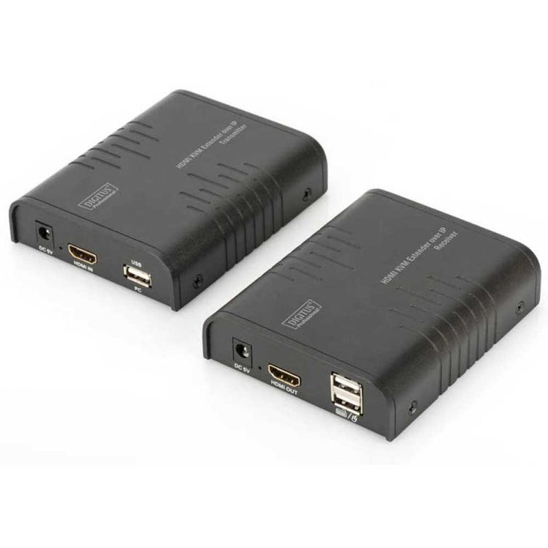 Adaptors | DS-55202 Ethernet+HDMI Extender 120 m Black Adaptors Adaptors