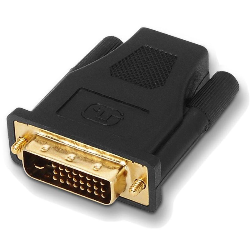 Adaptors | DVI 24+1 To HDMI A M/F Adapter Black Adaptors Adaptors