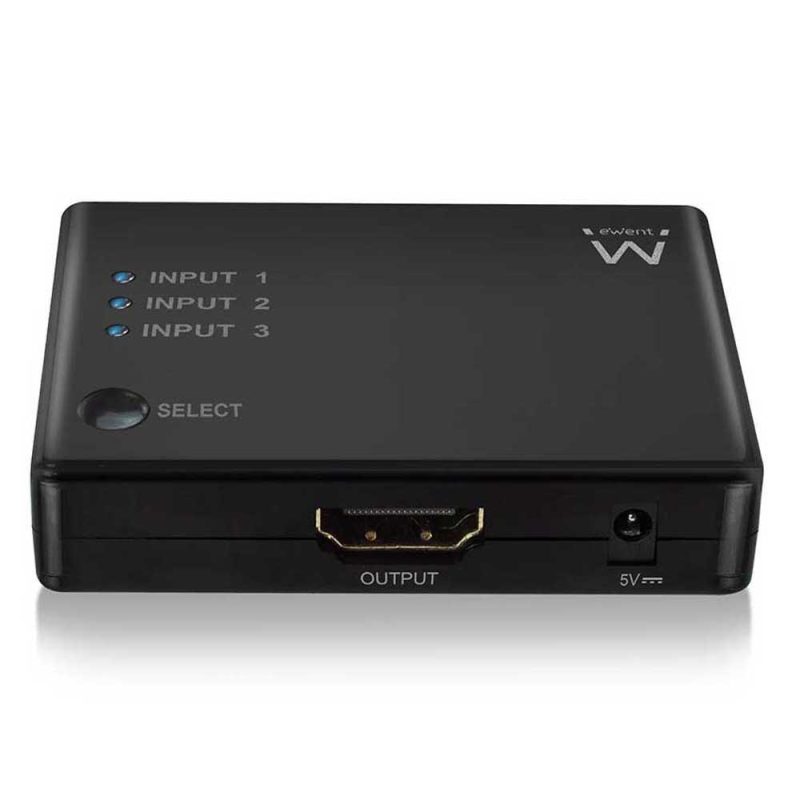 Adaptors | EW3730 HDMI Splitter Black Adaptors Adaptors