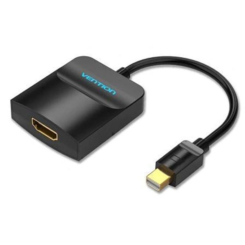 Adaptors | HBCBB HDMI To Mini DisplayPort Adapter Black Adaptors Adaptors