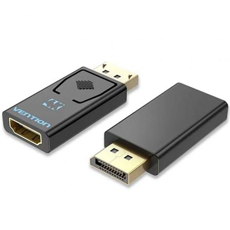 Adaptors | HBMB0 DisplayPort To HDMI Adapter Black Adaptors Adaptors