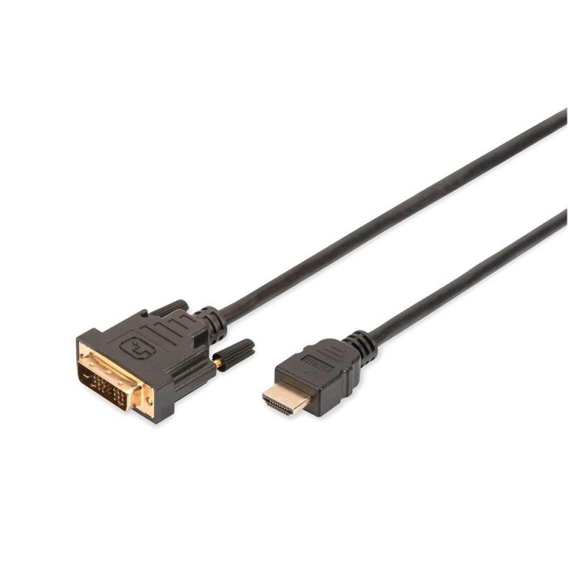 Adaptors | HDMI Adapter Cable TTyp A-DVI(18+1) 2 m Black Adaptors Adaptors