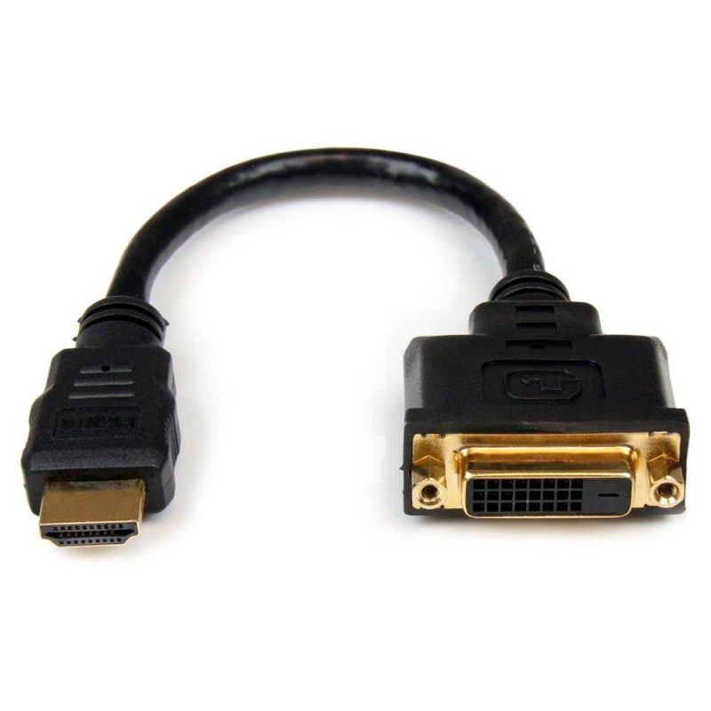 Adaptors | HDMI to DVI-D Video Cable Adapter-M/F Black Adaptors Adaptors