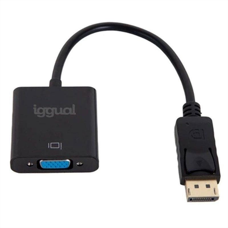 Adaptors | IGG319062 DisplayPort to VGA adapter Black Adaptors Adaptors