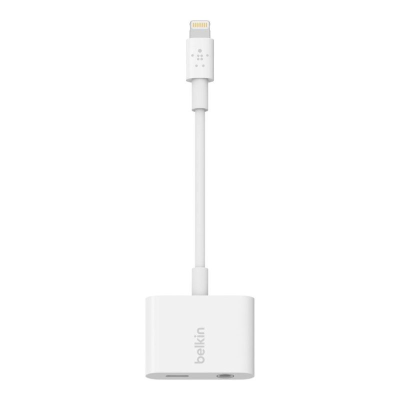 Adaptors | Lightning Music 3.5 mm And Charge Adapter White Adaptors Adaptors