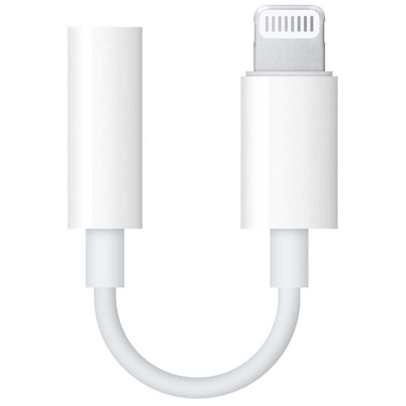 Adaptors | Lightning To Jack-H 3.5 mm Adapter White Adaptors Adaptors