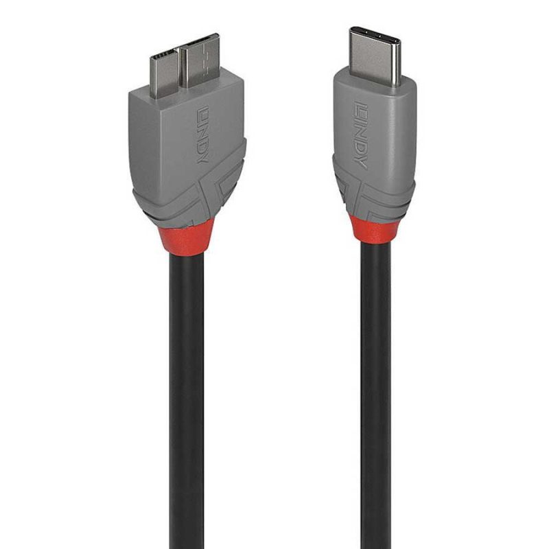 Adaptors | LINDY-36621 USB-C to micro USB adapter Black Adaptors Adaptors